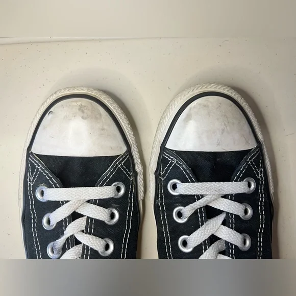 Converse Black and White Low-Top Sneakers - Picture 4 of 6